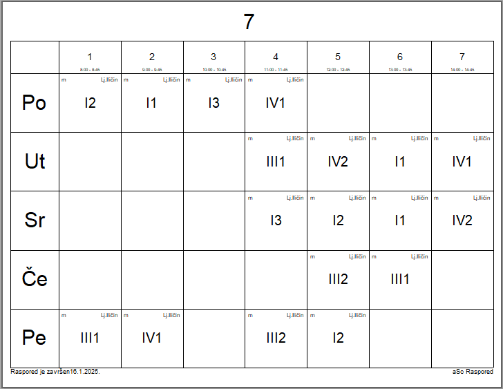 A calendar with numbers and numbers

Description automatically generated